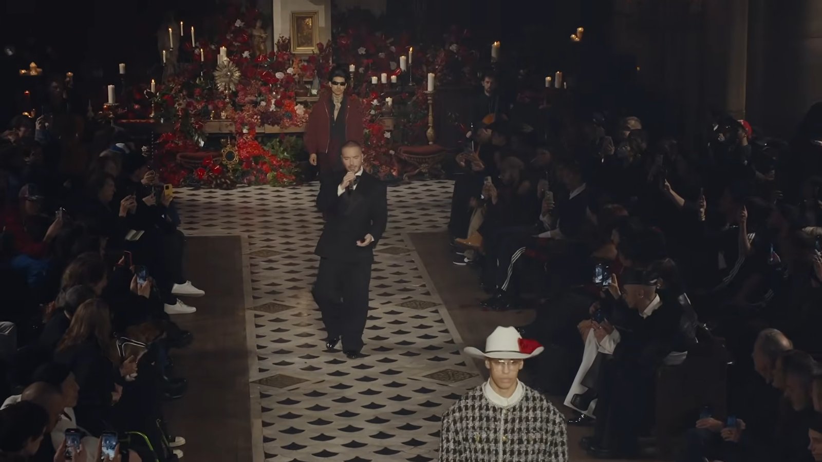 J Balvin performed live, while Ozuna, Becky G and Honey Dijon walked the runway.