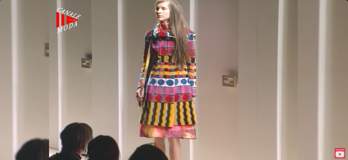 This exact season became a direct blueprint 22 years later. In 2022, Fendi's then-womenswear artistic director Kim Jones dug into this specific collection's archive (alongside Fendi's 1986 Memphis-inspired season) to build his own Fall/Winter 2022 show, opening it with Bella Hadid in a pale pink chiffon slip dress paired with a fur jacket and long green cashmere gloves, a near-direct nod to the original.