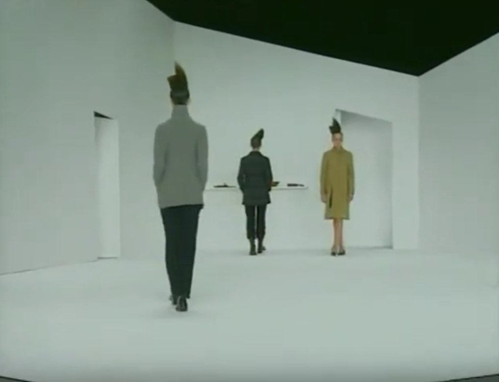 The show was scored with Bulgarian folk music.