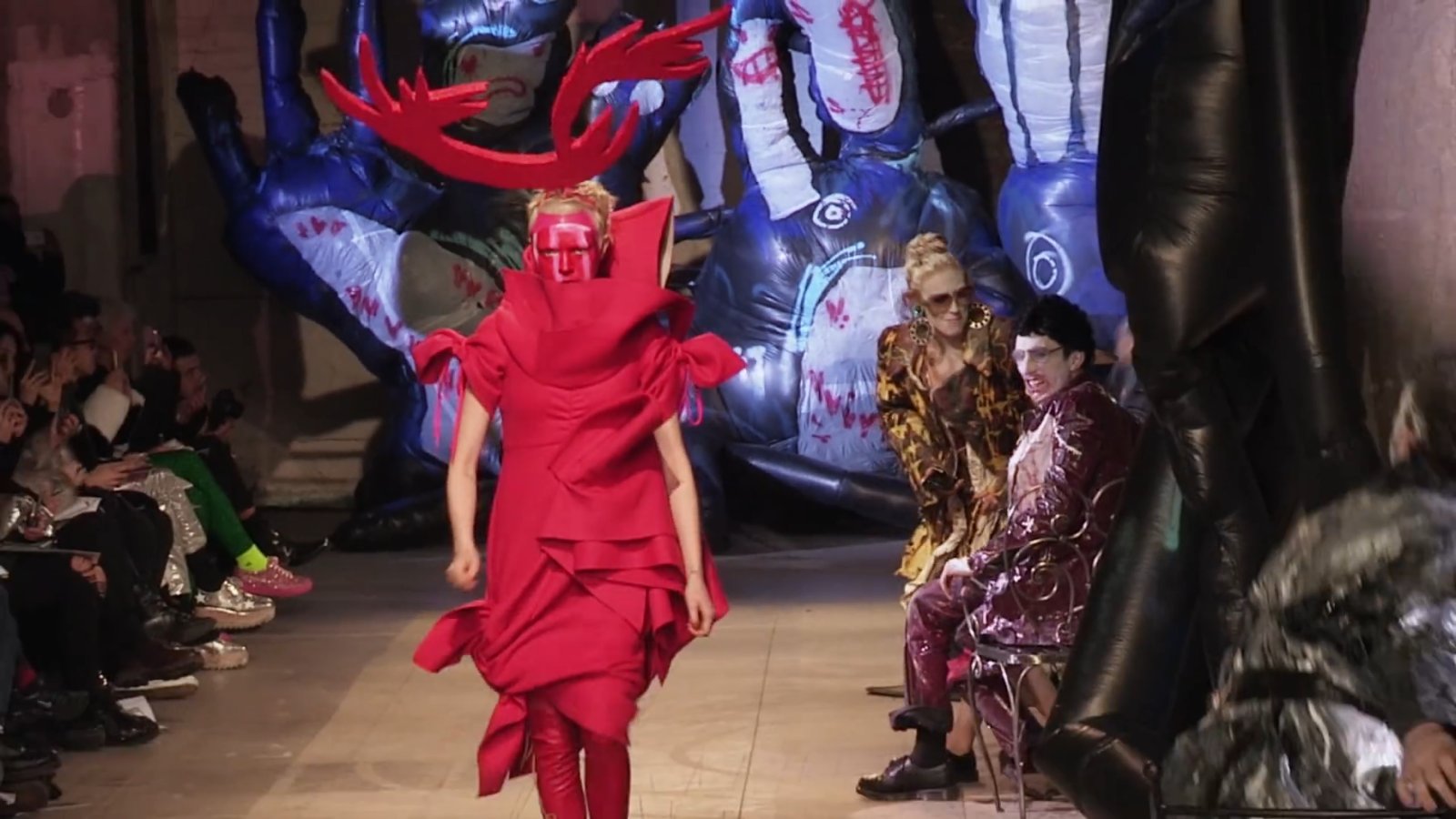 Jeffrey had won Emerging Menswear Designer at the British Fashion Awards just weeks before this show.