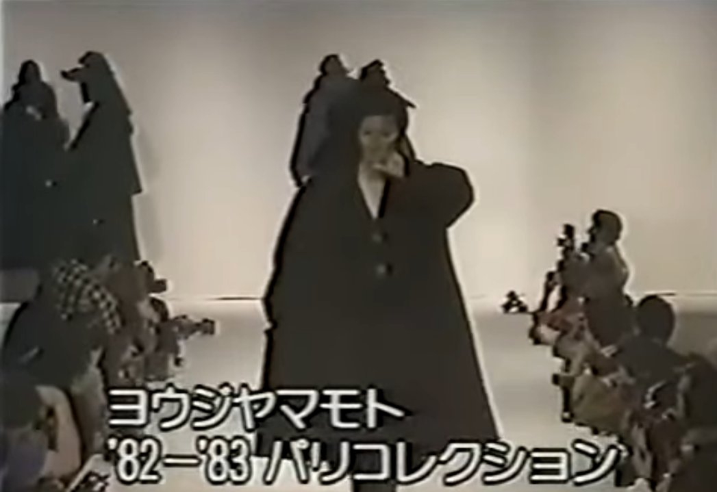 Backstage drama nearly derailed the show: a British pop singer asked a French rapper to turn down his boombox, the rapper responded with a punch that fractured the singer's jaw, and he had to be rushed to the hospital. One of Yohji's French employees stepped in at the last minute to wear his outfit instead.