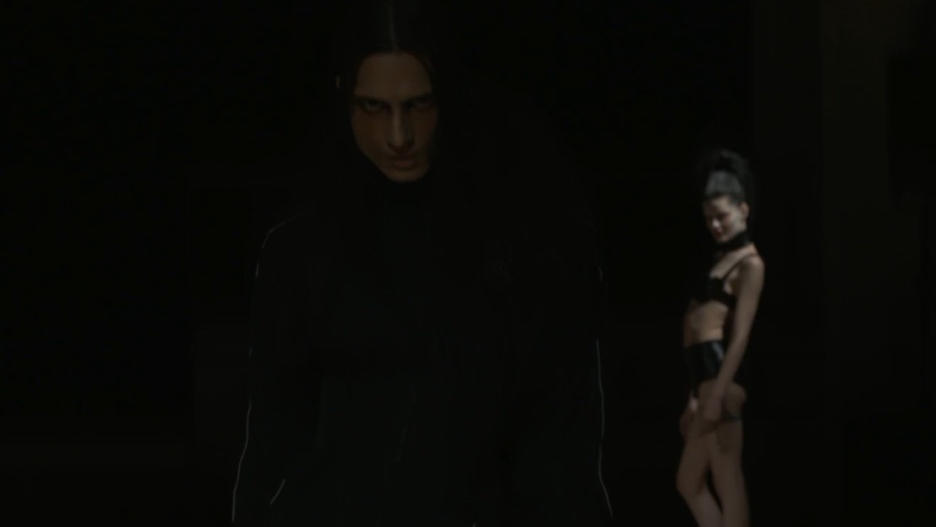 Findikoglu called the show “a mass ritual to end” toxic masculinity, staged at night in an old Shoreditch church with Hari Nef opening.