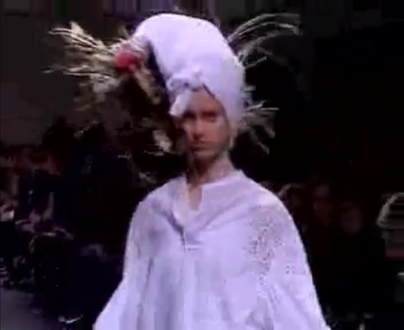 Vogue noted his interest in the technique actually began the prior Spring season, meaning SS09 built on and deepened ideas he'd already introduced a year earlier rather than starting fresh.
