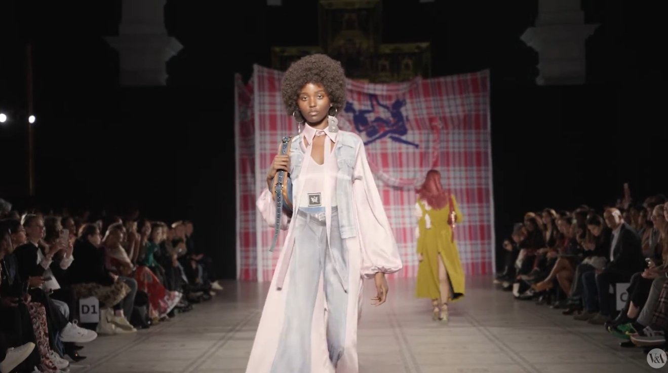 The collection came with its own 15-minute documentary. Shot on location at Dunusa and in Magugu's Johannesburg studio, it captured the actual sourcing and reworking process behind the clothes, rather than just the finished runway looks.