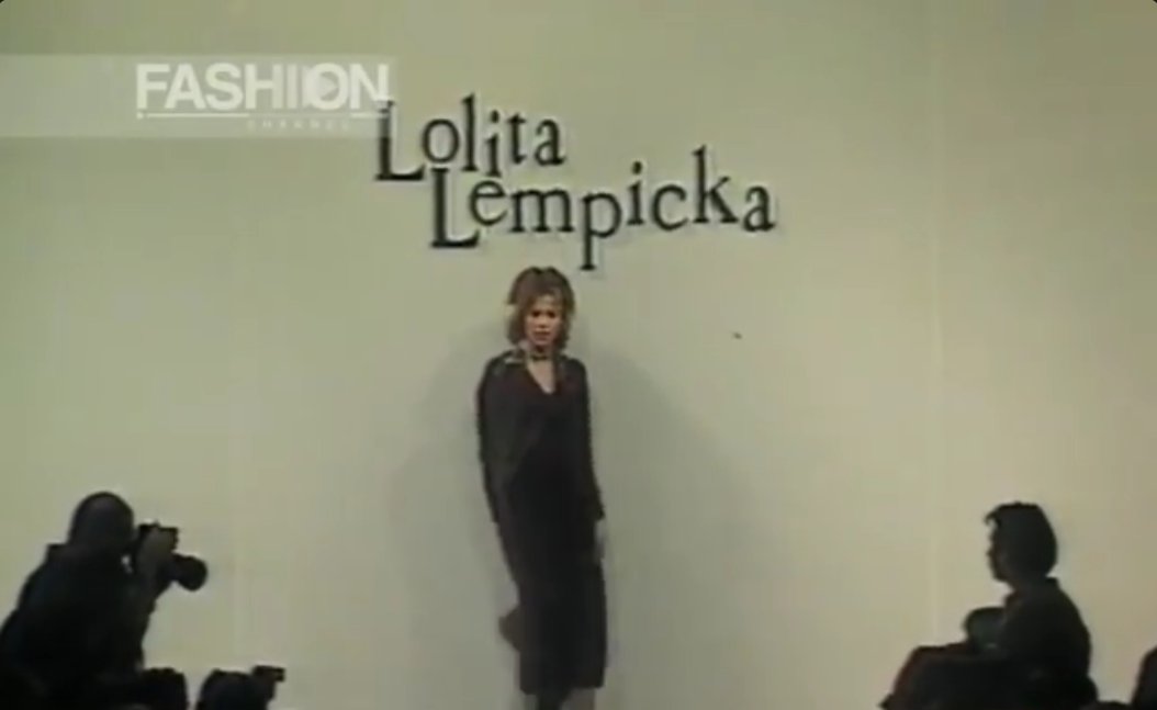 Before launching her label, the designer ran a Paris boutique called “Nostalgia,” mixing her own designs with vintage clothing.