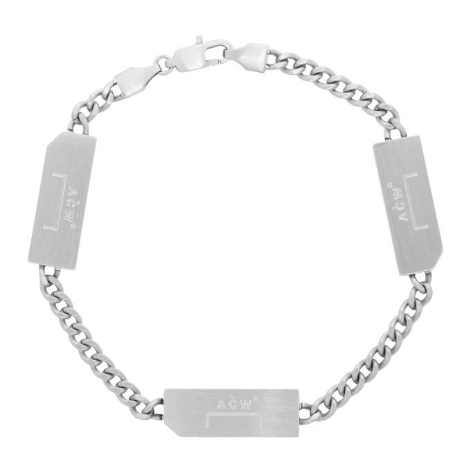 A-Cold-Wall* Silver Logo Bracelet