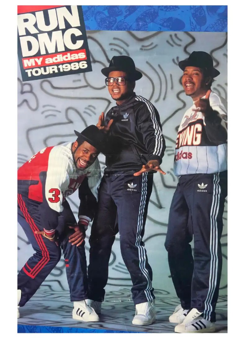 Around how much was Run-DMC’s 1986 endorsement deal with adidas worth?