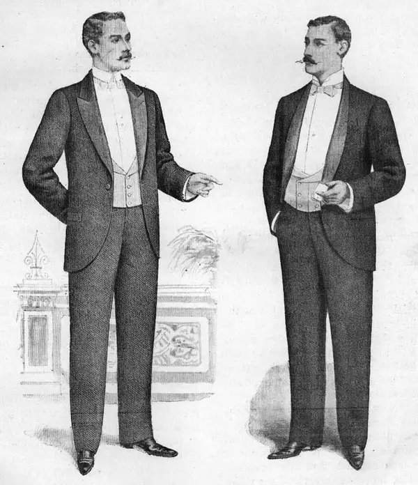 The tuxedo gets its American name from Tuxedo Park, a private enclave in New York, but historians tell competing stories about how the short dinner jacket got there. Select every story that's actually part of the debate.