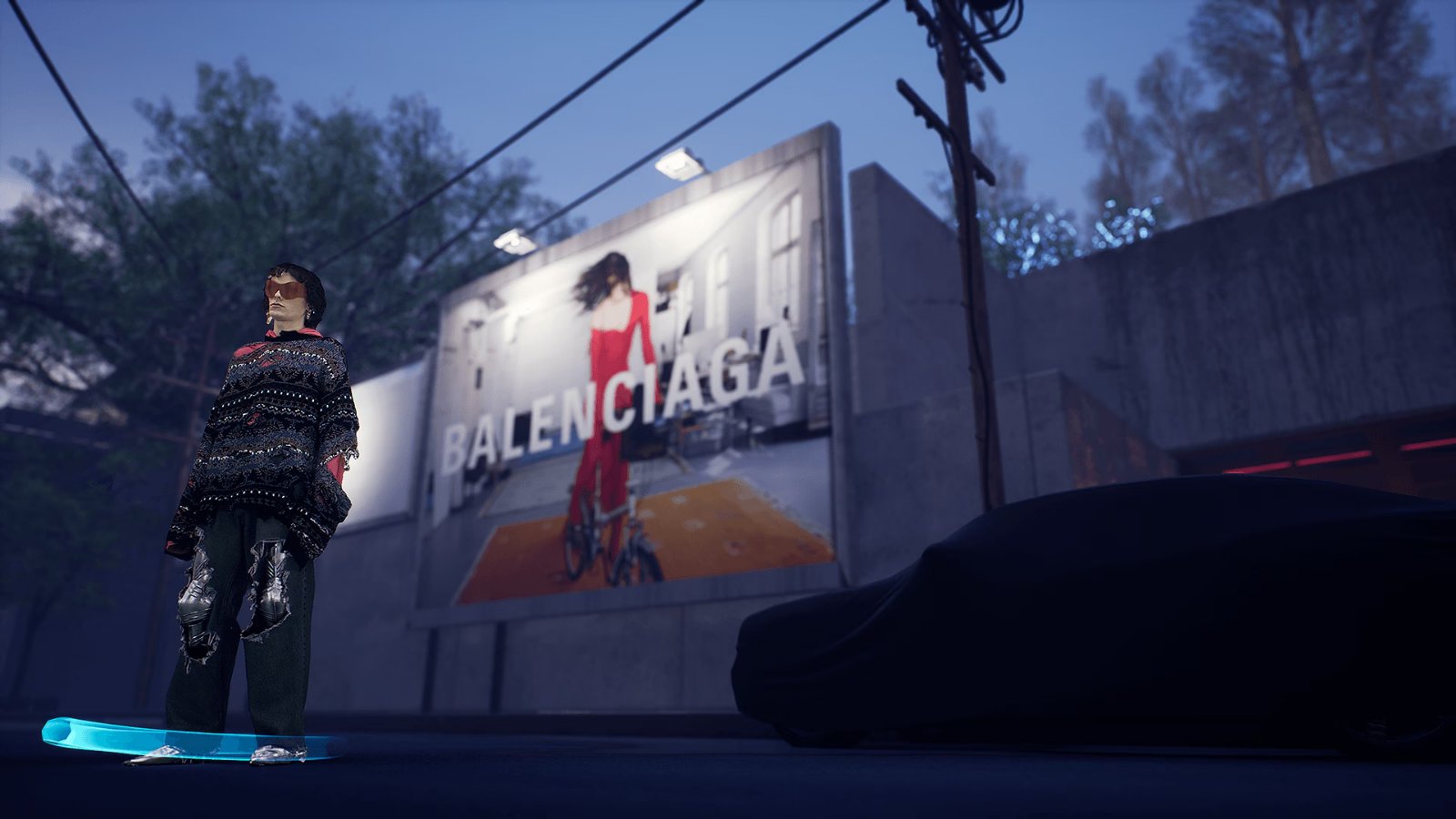 Balenciaga presented its Fall 2021 collection inside a video game called Afterworld: The Age of Tomorrow. In what year is the game set?