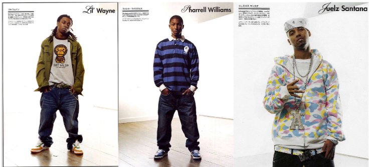 In the mid 2000s, Lil Wayne and Pusha T had a rivalry over Bape. Arrange the events of the feud in sequential order.