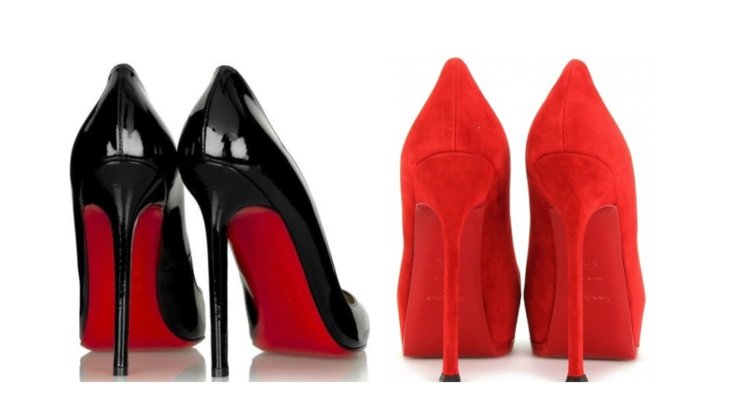 What was the outcome of the 2012 Christian Louboutin v. YSL red sole trademark lawsuit?